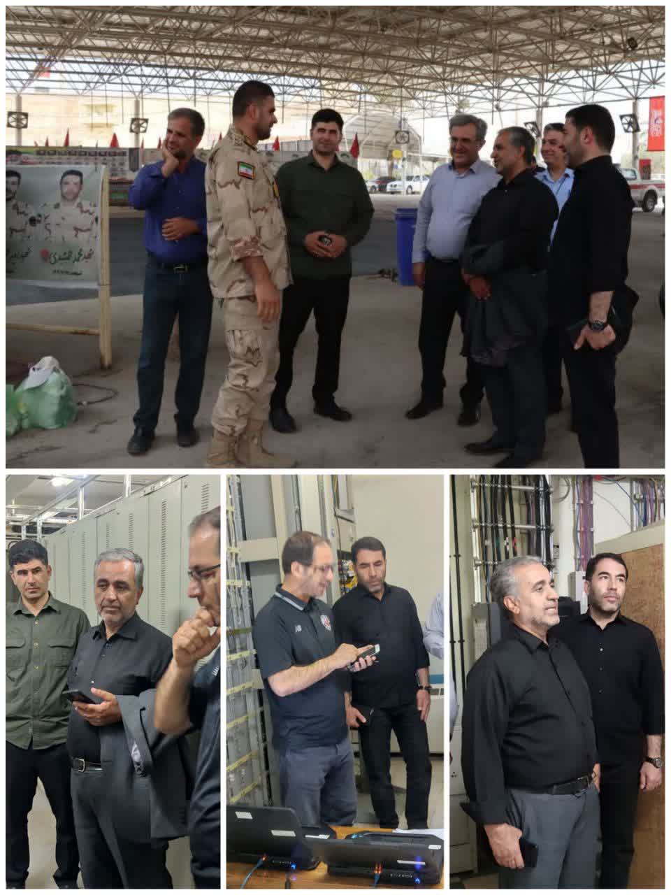 خبرگزاری آریا - مدير مخابرات کرمانشاه از مرز خسروي بازديد کرد